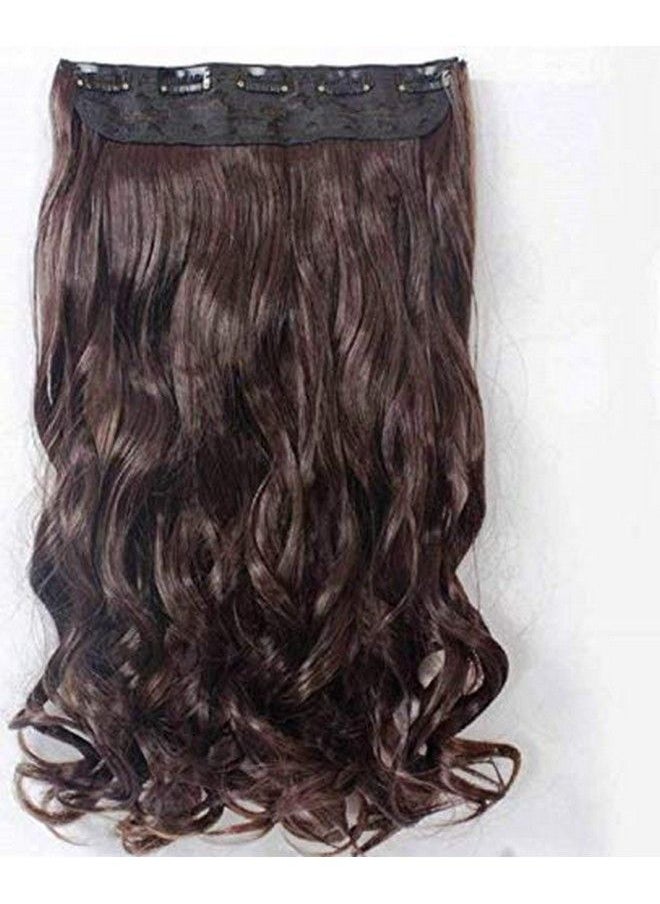 BeatStock Hair Extension in Curly Texture Brown color For Women and girls  - Image 5