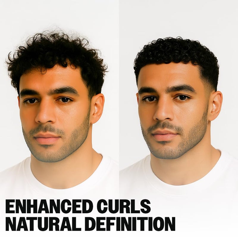 Slick Gorilla Curl Cream for Men | 3.38 Fl Oz (100 ml), Paraben Free Moisturizing Styler, Lightweight Hold for Wavy & Curly Hair, Frizz Control, Curl Enhancer, Non-Greasy, For Daily Use - Image 2