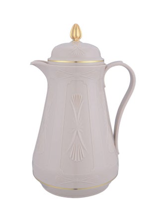 Plastic Coffee/Tea Flask 1.3 Liter Brown/Gold - pzsku/Z7D5648F88B27448C3277Z/45/_/1690358128/2294ff35-b7e3-4d40-aa28-5dbf7dec8fef