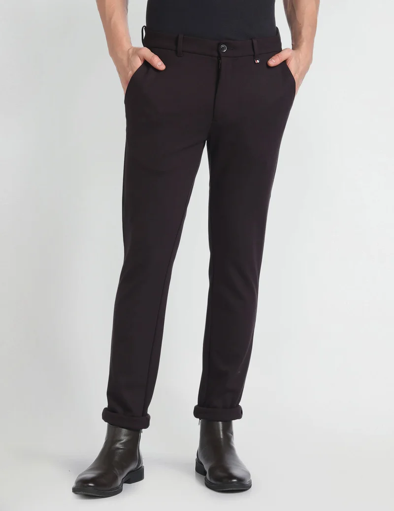 ASAGTR2428 Wine Mens Trousers