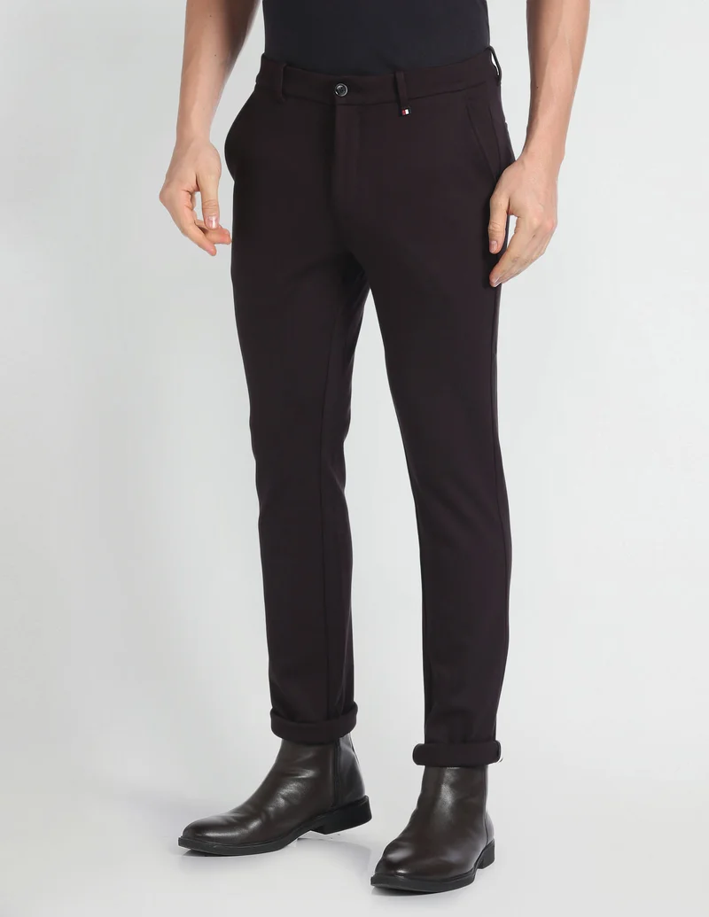 Arrow Wine ASAGTR2428 Wine Mens Trousers for Men | Best Price UAE