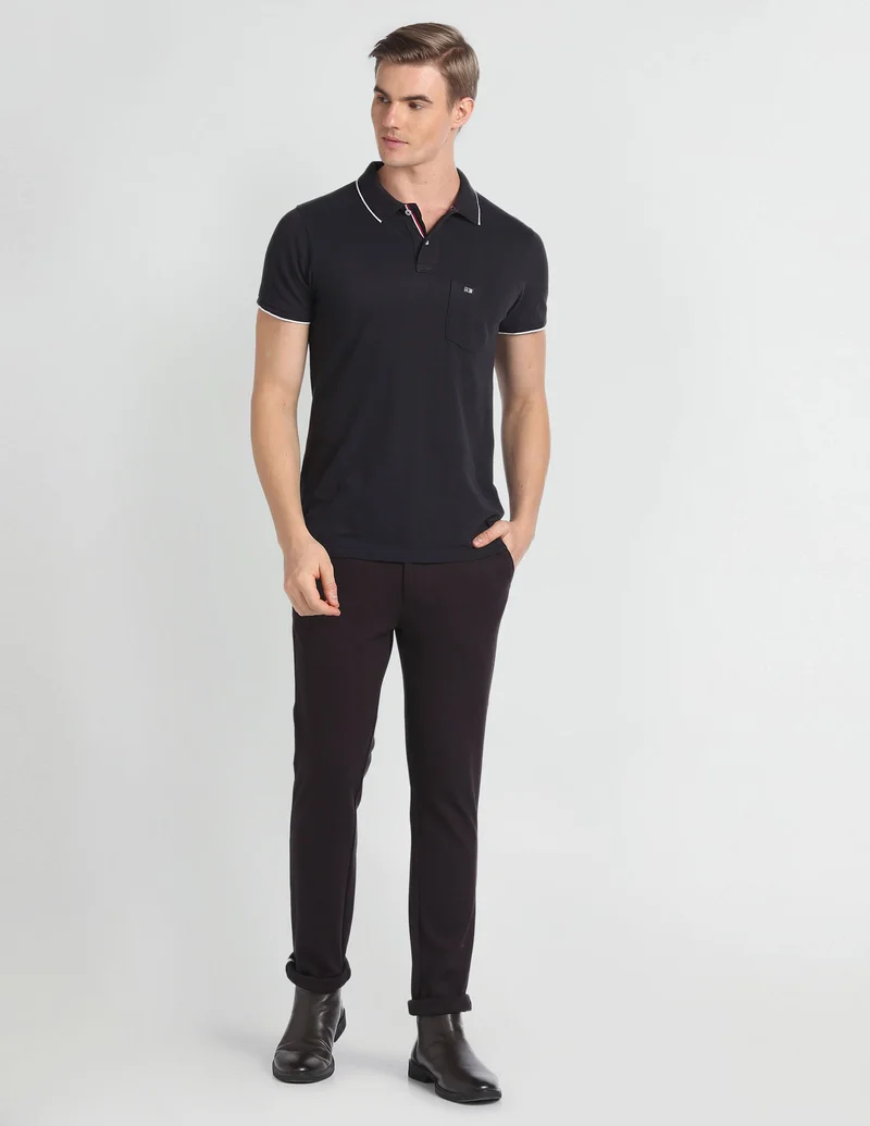 Arrow Wine ASAGTR2428 Wine Mens Trousers for Men | Best Price UAE