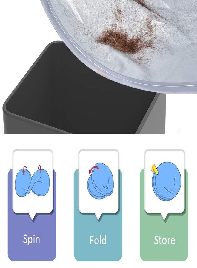 Olpad Portable & Easy Clean Hair Catcher Bib for Home Haircuts and Shaving, Adjustable Anti-Static Hairdressing Cape with Clear Rim, Perfect for Mess-Free Beard Trimming and Hair Styling - Image 4