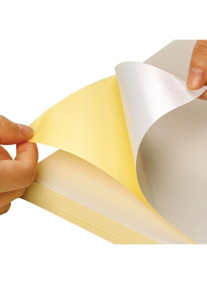 A4 Printing Paper - White Labels - 100 Sheets per Pack - Image 1