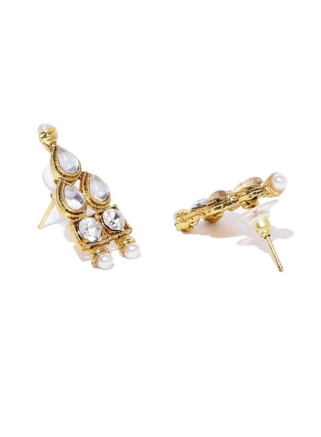 Priyaasi Stone Studded Beaded Jewellery Set