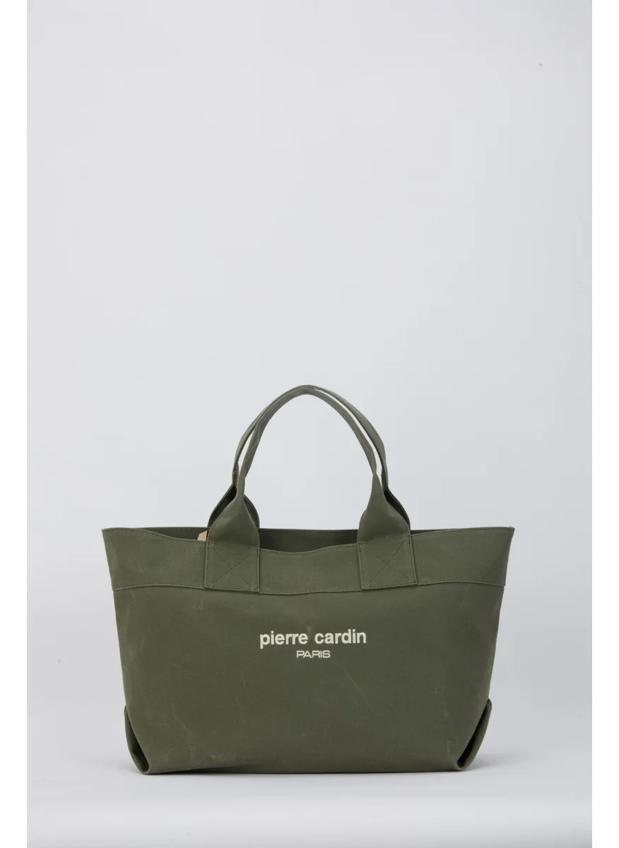 بيير كاردان Khaki Shoulder Bag 05PO24Y3514