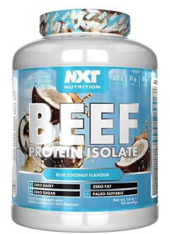 NXT Nutrition Beef Protein Isolate, Blue Coconut Flavour,  1.8kg, 60 Servings 