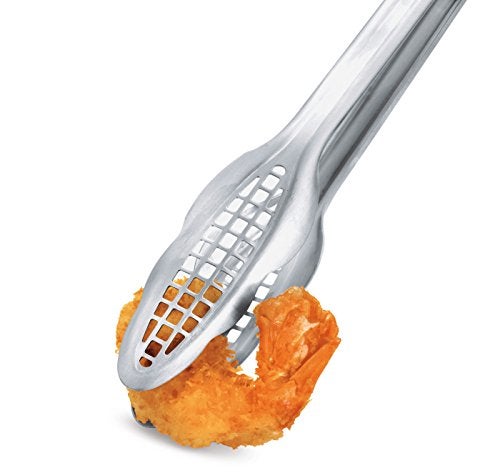 Cuisipro Stainless Steel Narrow Grill/Fry Tongs, 12-1/2-Inch - Image 2