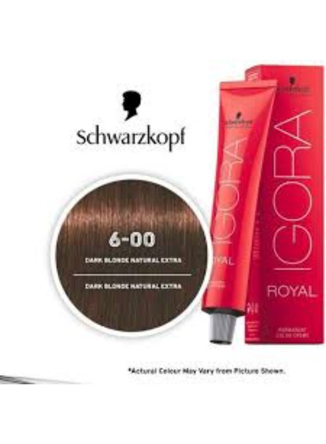 Schwarzkopf Igora Royal Permanent Hair Color 6-00 - Image 2