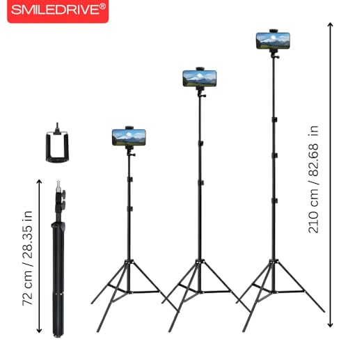 SMILEDRIVE® Photo Studio Light Box Product Photography 43 sq cm Lighting Tent with 2 LED-Made in India Photo Booth with a Professional Tripod - Image 5