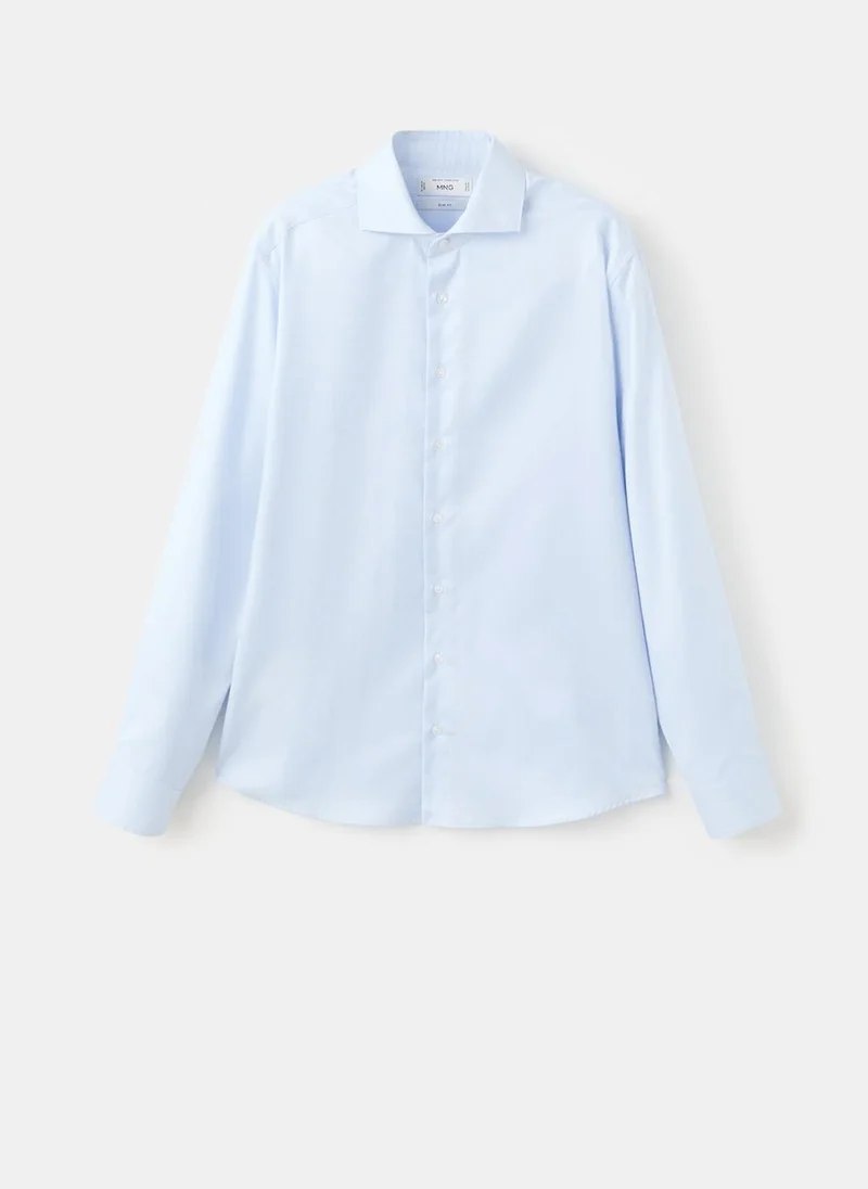 Mango Man  Slim fit structured suit shirt for Men | Best Price UAE