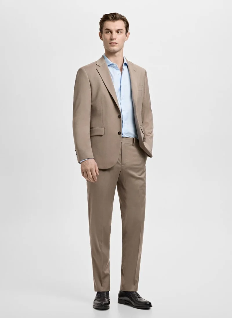 Mango Man  Slim fit structured suit shirt for Men | Best Price UAE