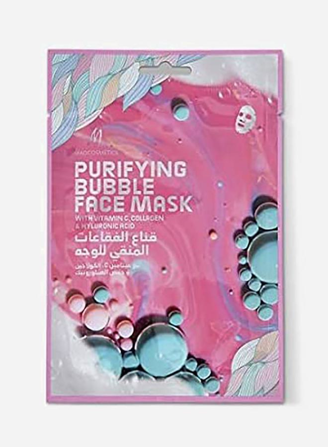MAD COSMETICS Purifying Bubble Face Mask with Vitamin C, Collagen & Hyluronic Acid 