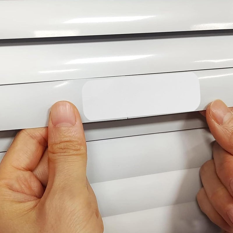 فويولوو (FUOYLOO) 6 قطع من أشرطة إصلاح الستائر الأفقية للستائر البلاستيكية والPVC، مصنوعة من سبائك الألومنيوم، سهلة التطبيق وذات تثبيت ممتاز - Image 4