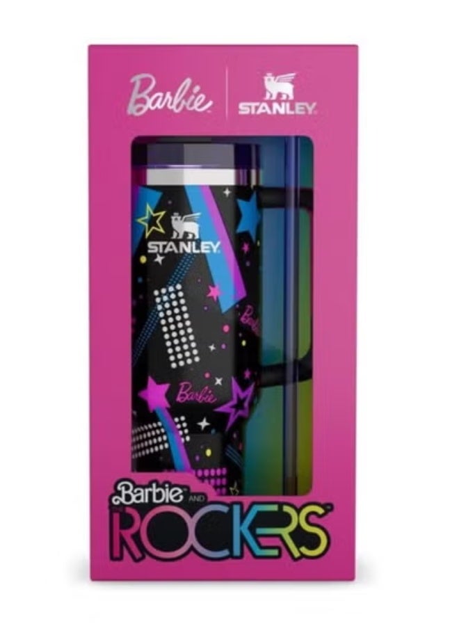 Stanley ‘80s Rockers Quencher 40oz – Limited Edition Stainless Steel Vacuum Insulated Tumbler with Neon Design, Leak-Proof Lid, Reusable Straw & Handle, BPA-Free Travel Mug Keeps Drinks Hot or Cold - Image 5