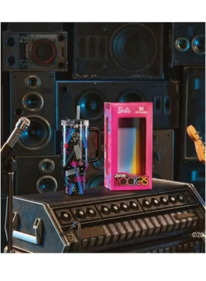 Stanley ‘80s Rockers Quencher 40oz – Limited Edition Stainless Steel Vacuum Insulated Tumbler with Neon Design, Leak-Proof Lid, Reusable Straw & Handle, BPA-Free Travel Mug Keeps Drinks Hot or Cold - Image 3