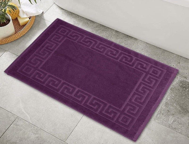 AYUS 780 GSM Pure Cotton Bath/Door Mat Luxury Hotel & Spa Quality, Ringspun Cotton, Maximum Softness & Absorbency 30 x 20 (in Inches)/(51 x 76 cm) (Maroon) - Image 1