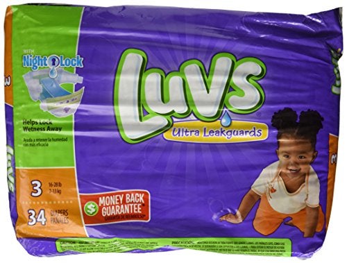 Luvs with Ultra Leakguards, Size 3 Diapers, 34 Count (Pack of 1) - Image 2