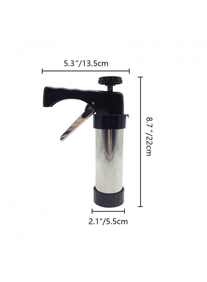 ZOAJU Cookie Press Gun Kit for DIY Biscuit Maker and Decoration with 8 Icing Nozzles and 13 Molds - Image 1