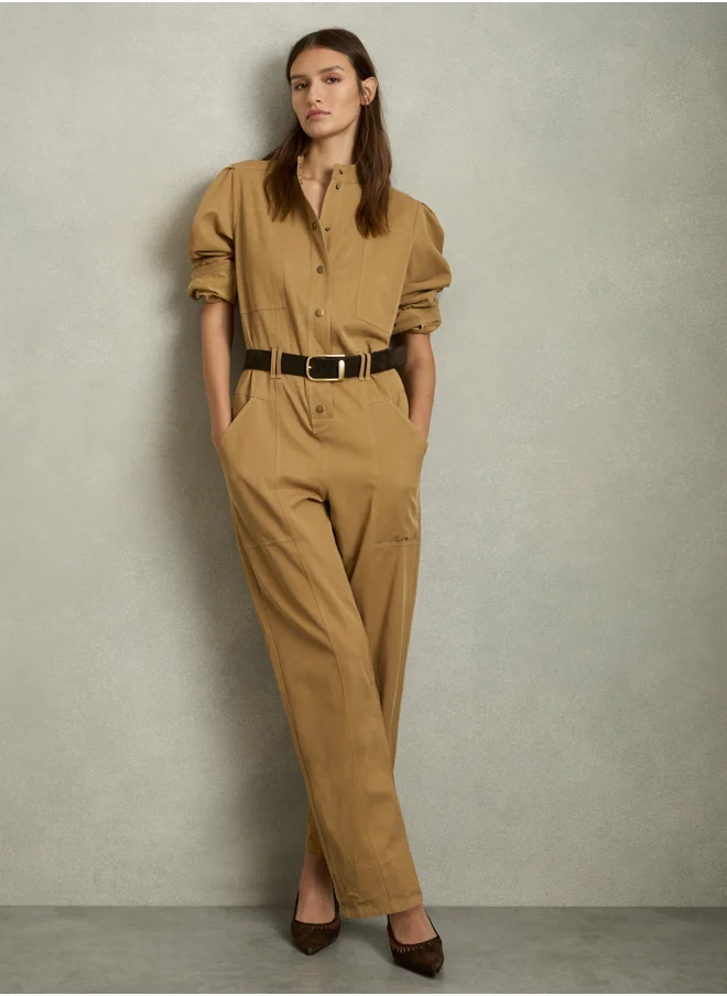 REISS Seam Detail Jumpsuit