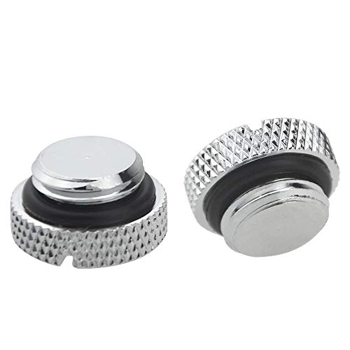 BXQINLENX Silver Chrome G1/4" Plug Water Stop Plug Water Locks for Computer Water Cooling System (4 PCS) - Image 3