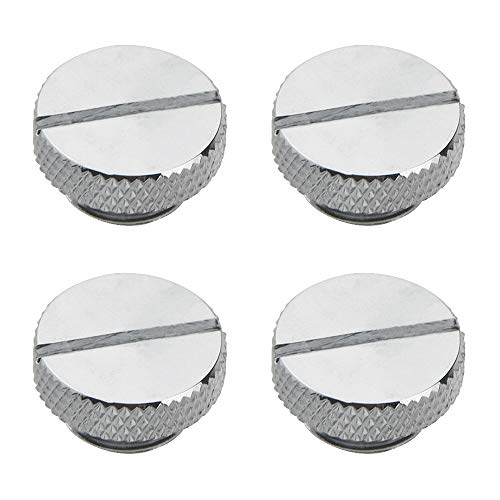 BXQINLENX Silver Chrome G1/4" Plug Water Stop Plug Water Locks for Computer Water Cooling System (4 PCS) - Image 1
