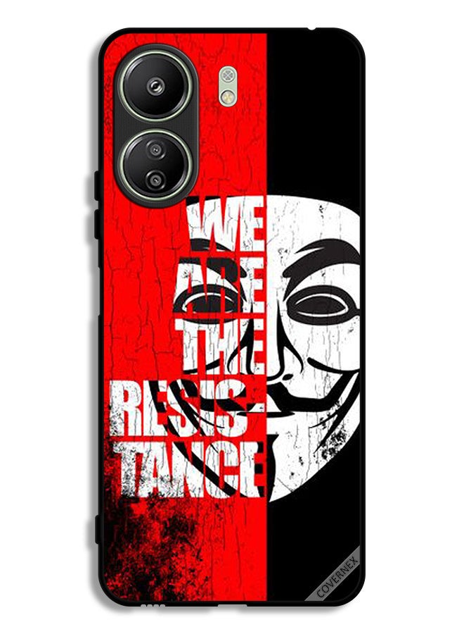 Covernex Xiaomi Redmi 13C Protective Case Cover We Are The Resistance - Image 1
