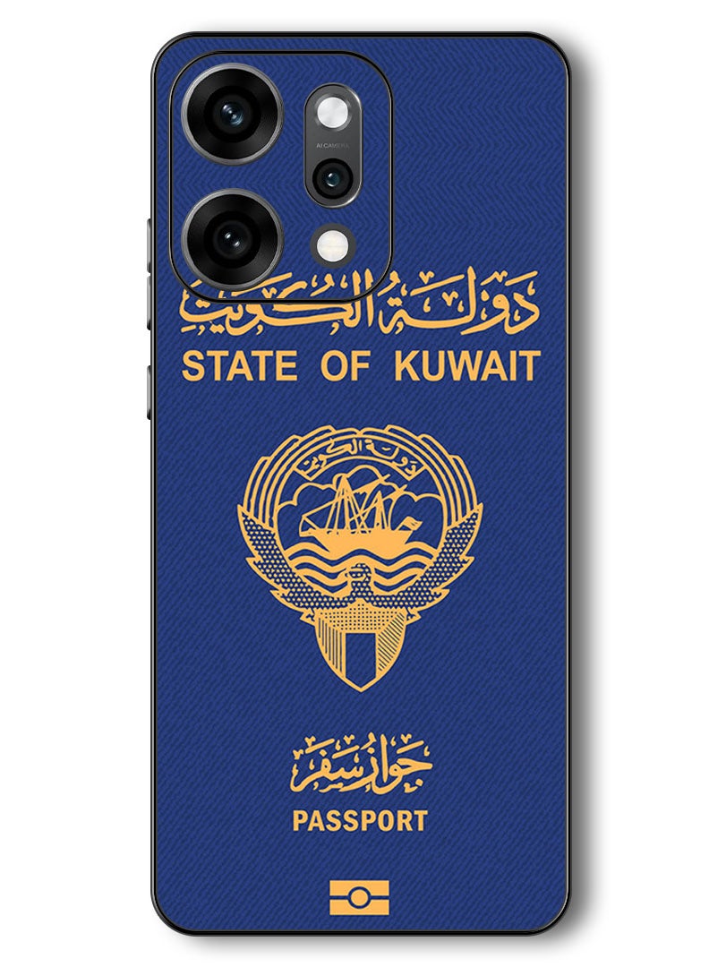 Theodor Case Compatible with Oppo Reno 14 Pro 6.83 Inch Protection Shockproof Bumper Cover Kuwait Passport - Image 1