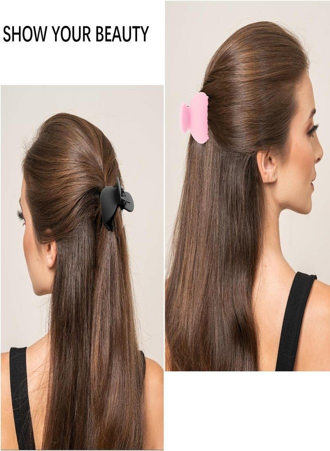 ZUGAD Hair Claw Clips, Claw Clips for Thick Hair and Long Hair, Jumbo Claw clips, Matte Non-slip Hair Clips for Women, Big Strong Hold Jaw Clip, 2 PC, Multi Color. - Image 3