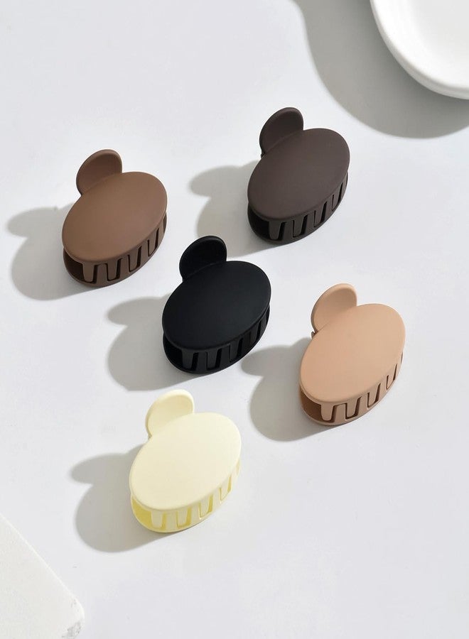 ZUGAD Hair Claw Clips, Claw Clips for Thick Hair and Long Hair, Jumbo Claw clips, Matte Non-slip Hair Clips for Women, Big Strong Hold Jaw Clip, 2 PC, Multi Color. - Image 1