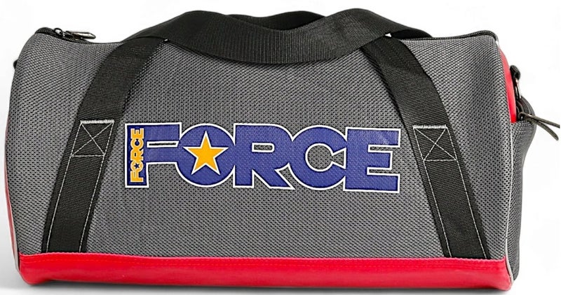 FORCE Sports Bag Mesh GRAY/ Red - Image 3