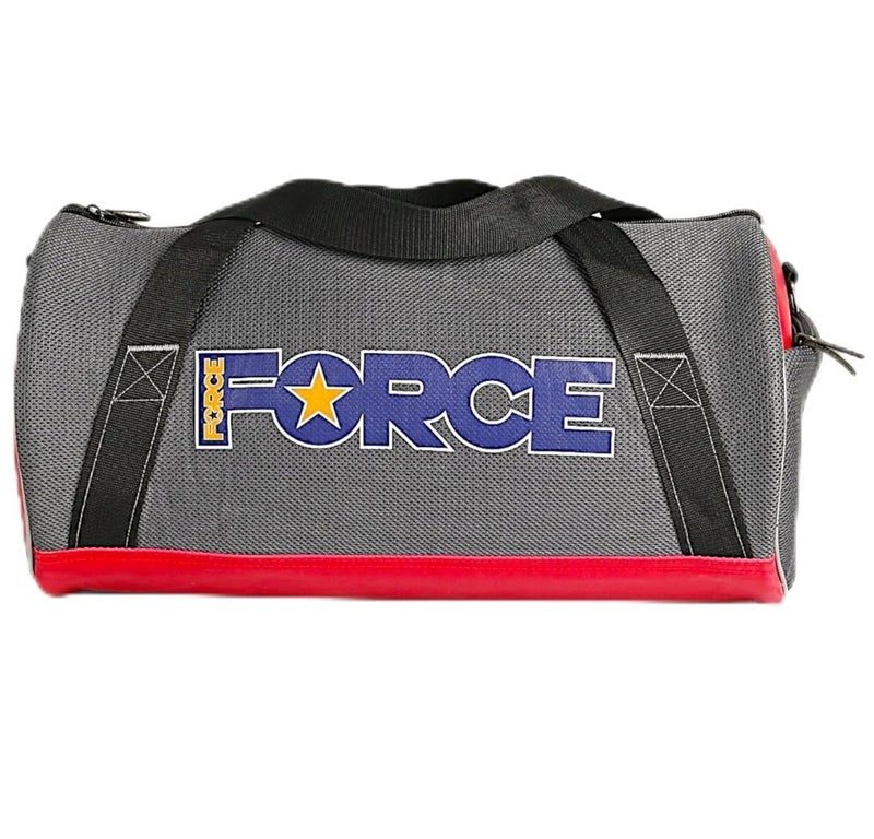 FORCE Sports Bag Mesh GRAY/ Red - Image 1