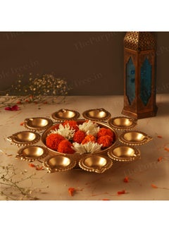 The Purple Tree Beautiful Handcrafted Diya Urli Bowl For Diwali (Pack Of 1) Decorative Bowl For Floating Flowers And Tea Light Candles Home, Traditional Urli Bowl, Diwali Urli, Gift For Diwali, Gold - pzsku/Z7D5763B6225442CFD375Z/45/_/1738306846/6acb66b8-acfe-44fa-b01a-c5d93e07e1ac