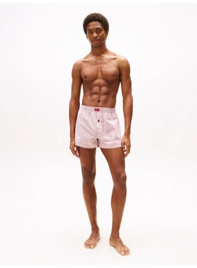 تومي هيلفيغر 3-Pack Heritage Print Woven Boxer Shorts