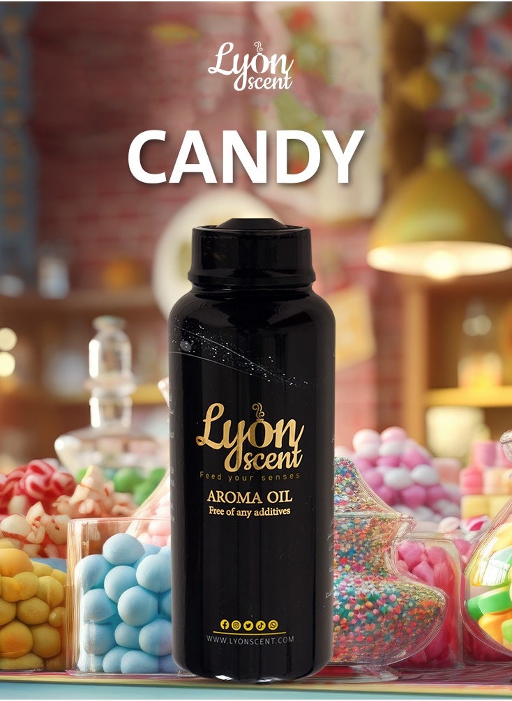 LYON SCENT - Lyon Scent Aroma Oil, 100% Pure Oil, Perfume for Air Freshener, Diffuser Aroma, Fragrance Oil, Air Freshener Oil refill, Essential Scented Oil, Luxurious Scent (Candy) - Image 1