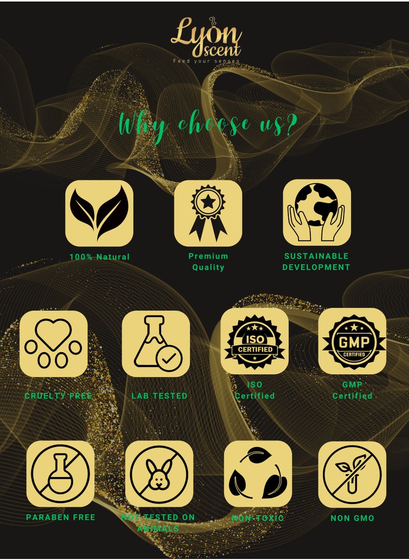 LYON SCENT - Lyon Scent Aroma Oil, 100% Pure Oil, Perfume for Air Freshener, Diffuser Aroma, Fragrance Oil, Air Freshener Oil refill, Essential Scented Oil, Luxurious Scent (Candy) - Image 1