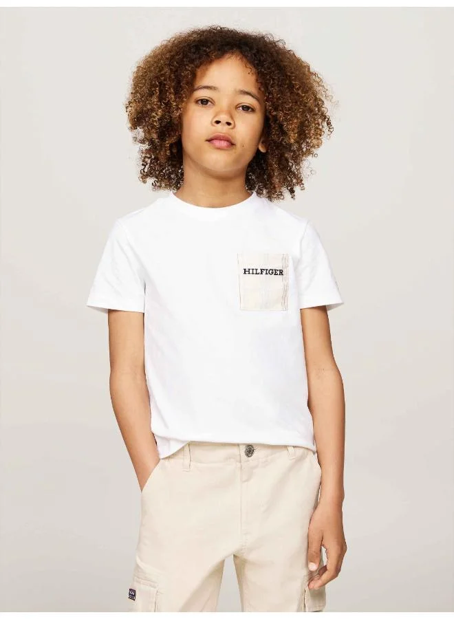 TOMMY HILFIGER CHECK POCKET REGULAR TEE SS