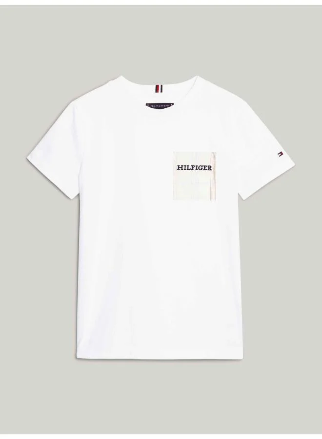 TOMMY HILFIGER CHECK POCKET REGULAR TEE SS