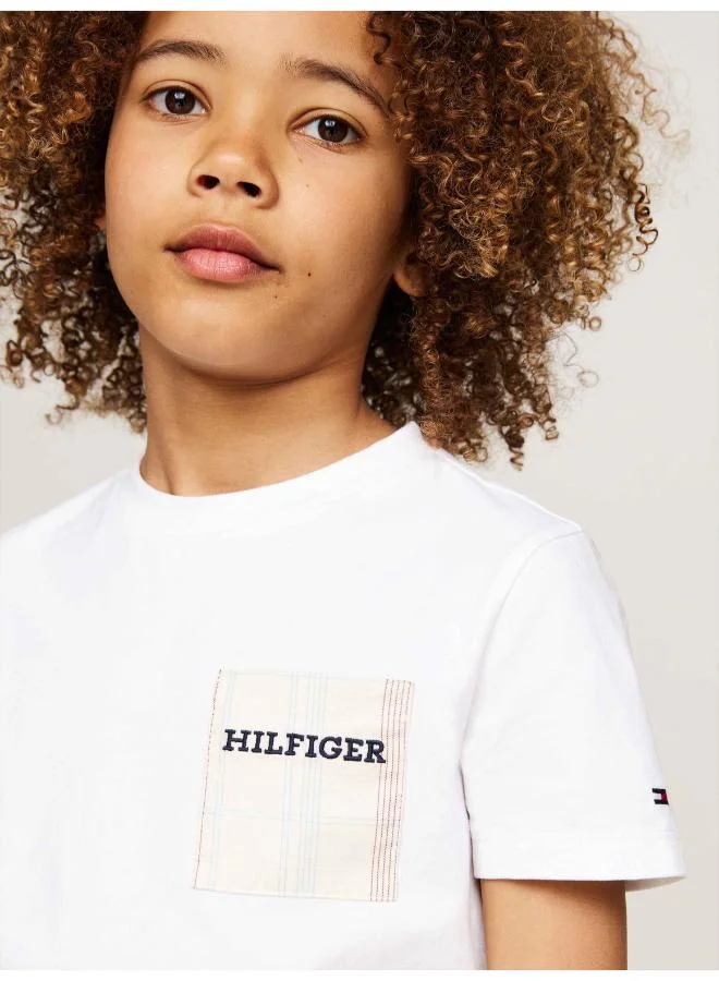 TOMMY HILFIGER CHECK POCKET REGULAR TEE SS