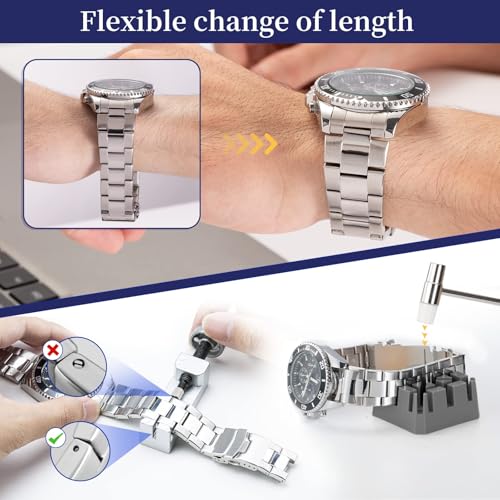 EVENTRONIC 【2025 Upgrade】Eventronic Watch Repair Kit, Watch Link Removal Kit, Watch Battery Replacement Tool Kit & Strap Adjustment, Watch Tool Kit with Spring Bar, Case Opener, Link Remover, Carrying Case - Image 3