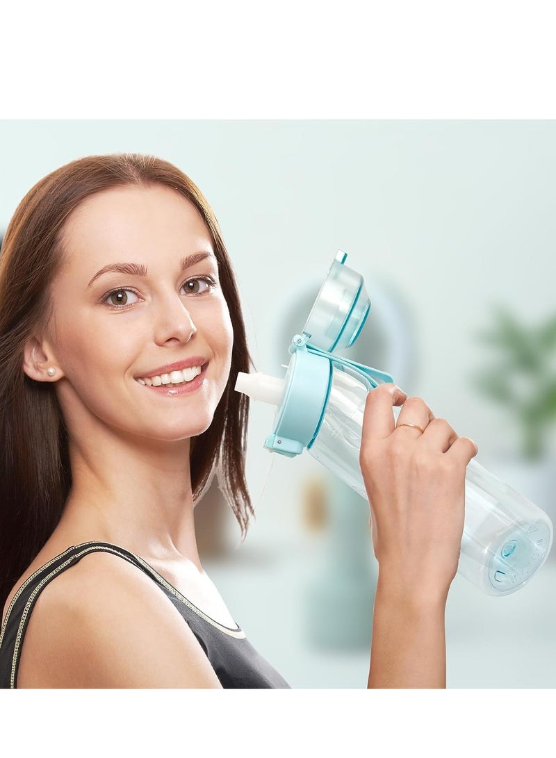 MIXDE Air Up Water Bottle, 650ML Scent Water Cup with 1 Flavour Pods,Leak Proof Sports Water Cup with Straw Suitable for Outdoor Sports,Gifts From Friends, Birthday Gifts (Blue) - Image 2