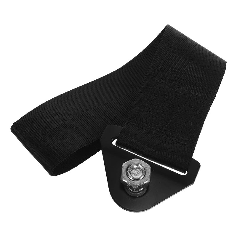 Heavy Duty Car Tow Strap Black 30000lb for Trucks SUV Towing Rope Recovery - Image 2