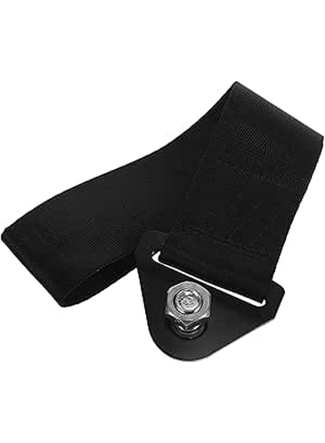Heavy Duty Car Tow Strap Black 30000lb for Trucks SUV Towing Rope Recovery - Image 1