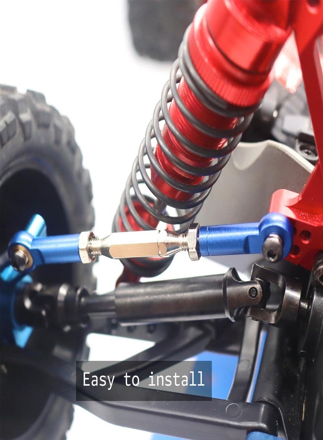 Nvwadayu Aluminum Adjustable Turnbuckles Camber Link Upgrade Parts for Traxxas 1/10 Rustler 2WD/4X4, Slash 4X4/2WD, Stampede 4X4/2WD VXL, Hoss 4x4, 7 PCS (Blue) - Image 4