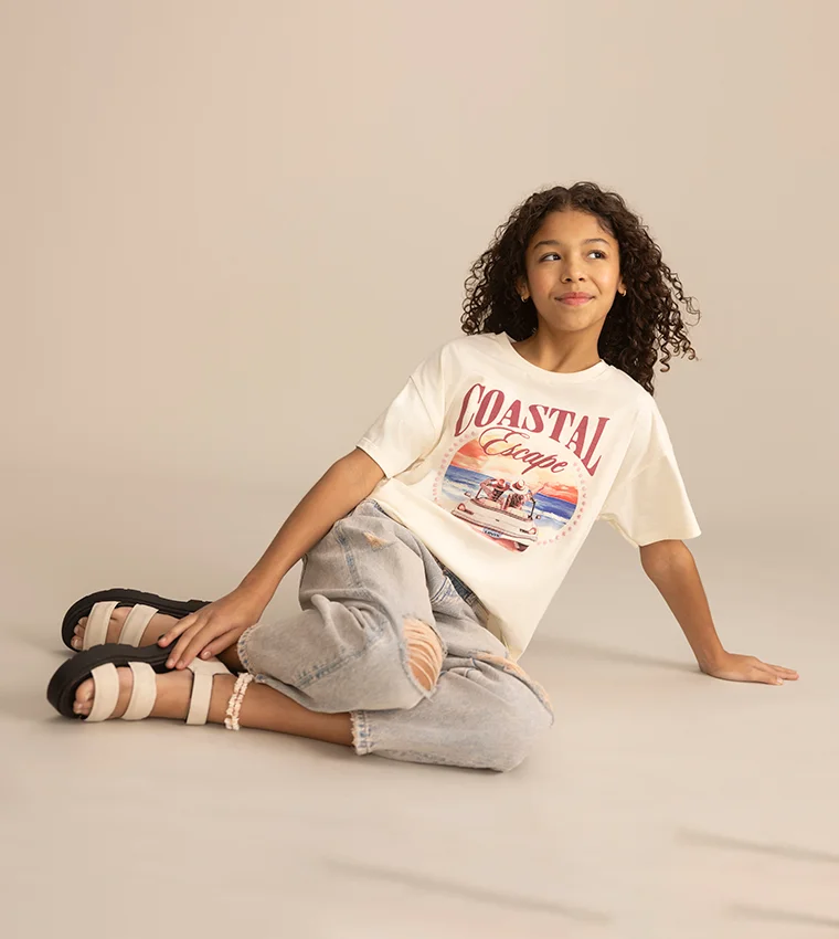 ليفايز LVG COASTAL GIRLS SS TEE