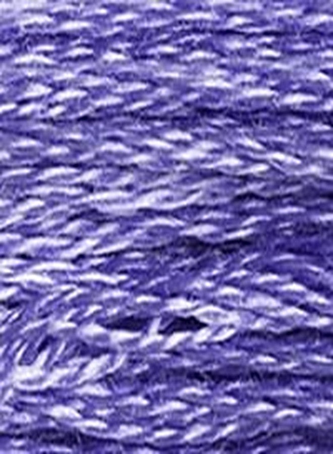DMC 117-340 Mouline Stranded Cotton Six Strand Embroidery Floss Thread, Medium Blue Violet, 8.7-Yard - Image 2