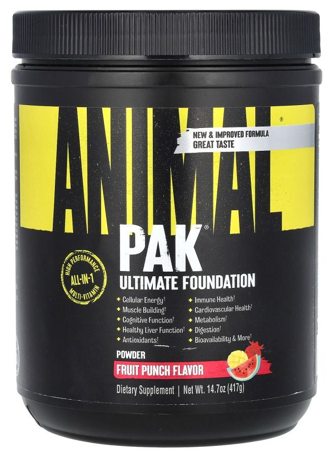 ANIMAL Pak® Ultimate Foundation Fruit Punch 14.7 oz (417 g)