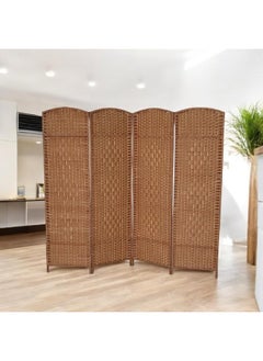 Generic 4-Panel Folding Partition Room Divider  - Image 1
