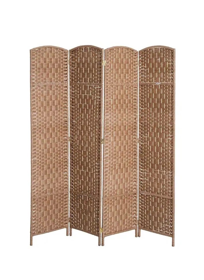 Generic - 4-Panel Folding Partition Room Divider - Image 1