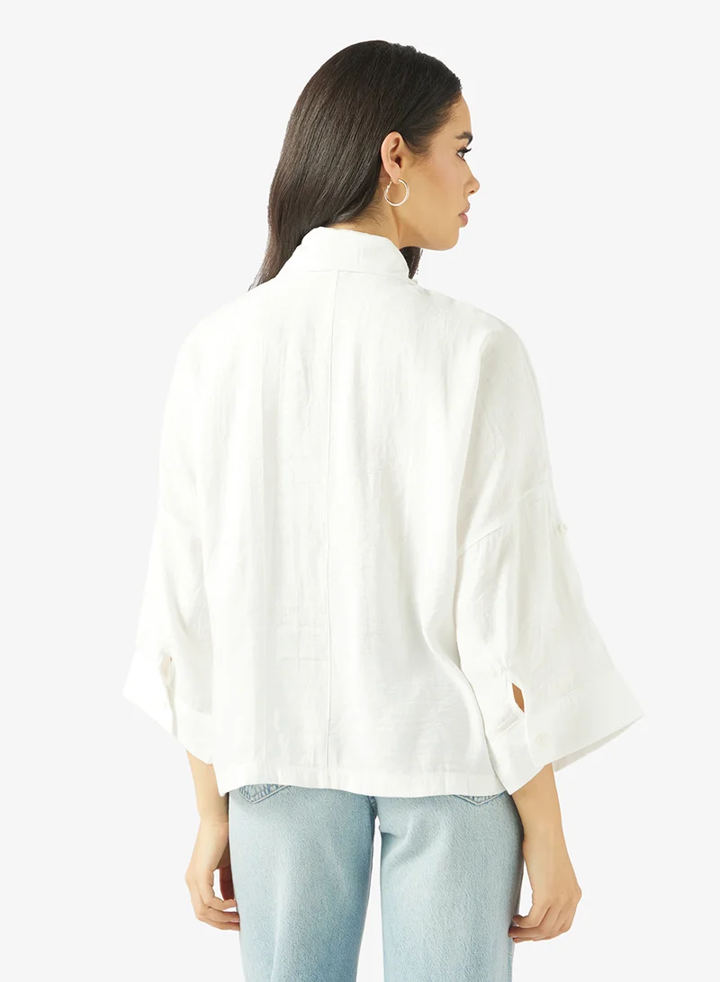 Ginger Button Down Oversize Shirt